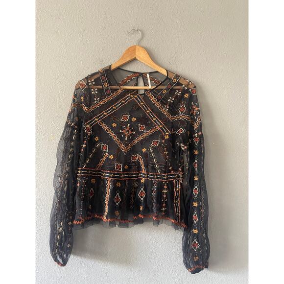 Free People Give A Little Mesh Top - Picture 6 of 15